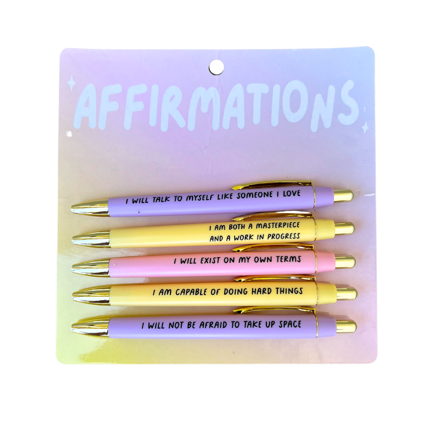 Affirmations Pen Set - FUN CLUB