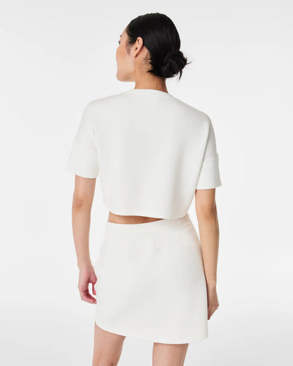 AirEssentials Crop Pocket Tee Powder - SPANX