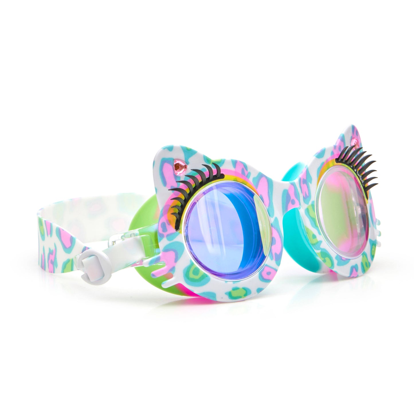 Kids Cat Swim Goggles Gem & Purple - Bling2o