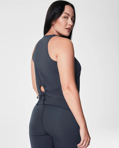 Butter Keyhole Tank Dark Storm - SPANX