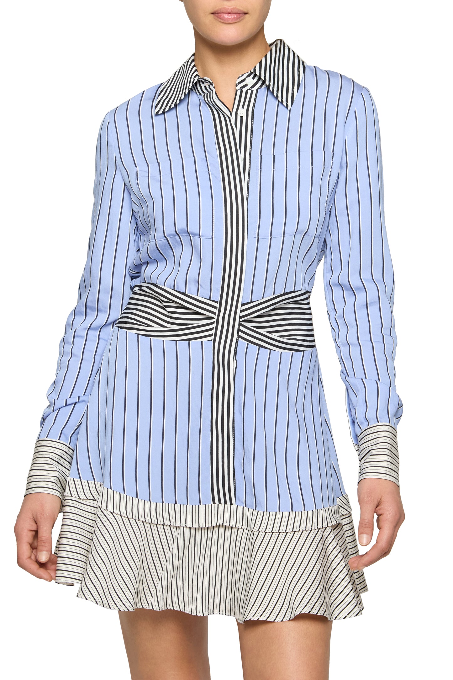 Solana Mini Dress Catalina Stripe - Ramy Brook