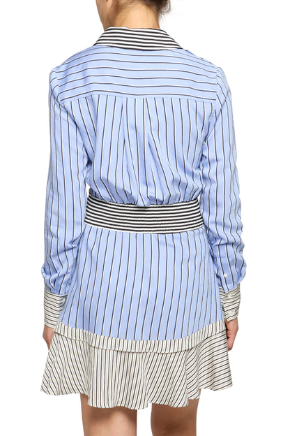 Solana Mini Dress Catalina Stripe - Ramy Brook