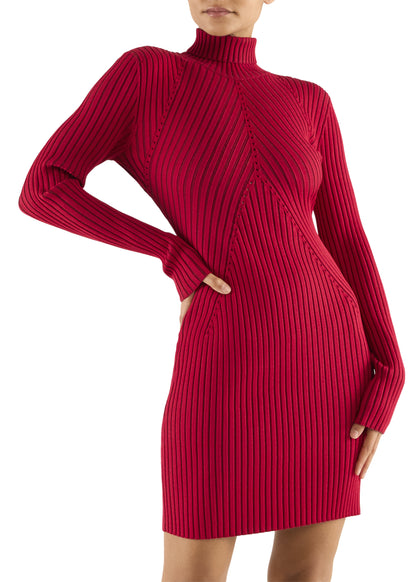 Louis Mini Dress Scarlet - Ramy Brook