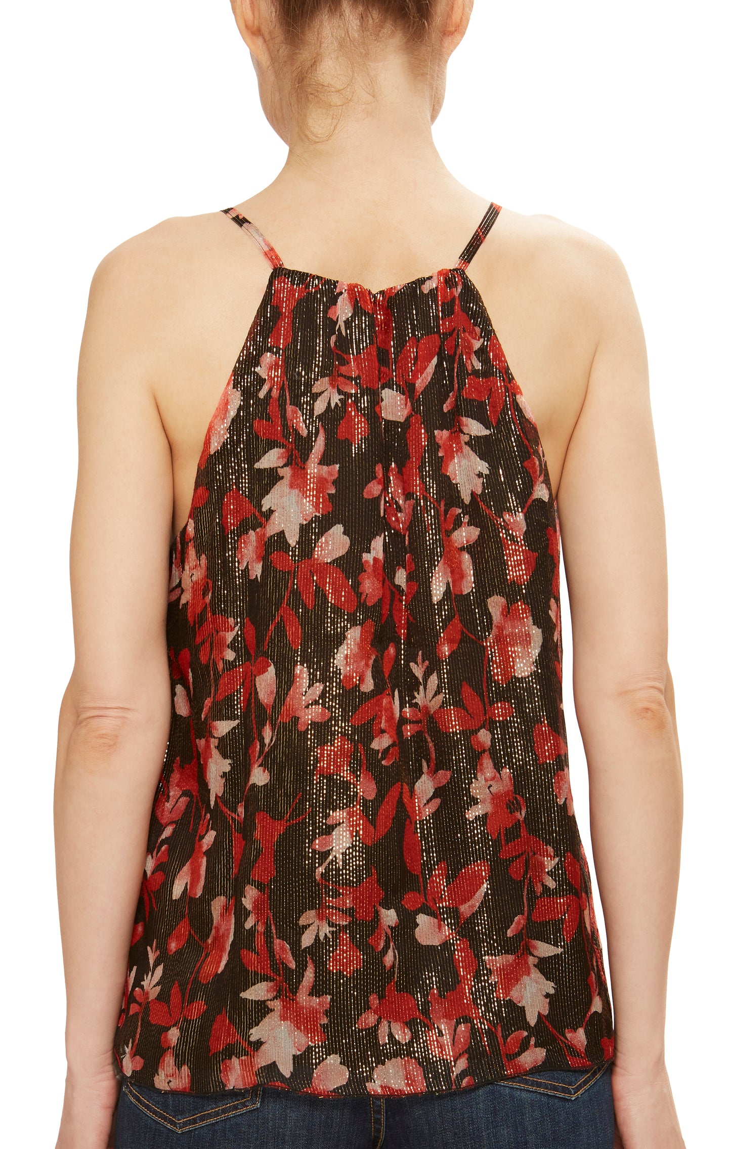 Rosemarie Ruffle Tank Top Ruby Twilight - Ramy Brook