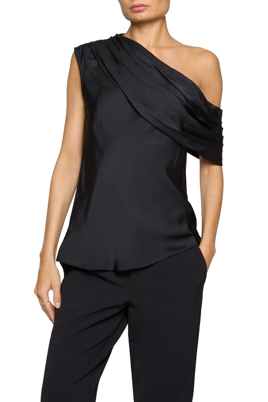 Sol Off-The-Shoulder Top Black - Ramy Brook