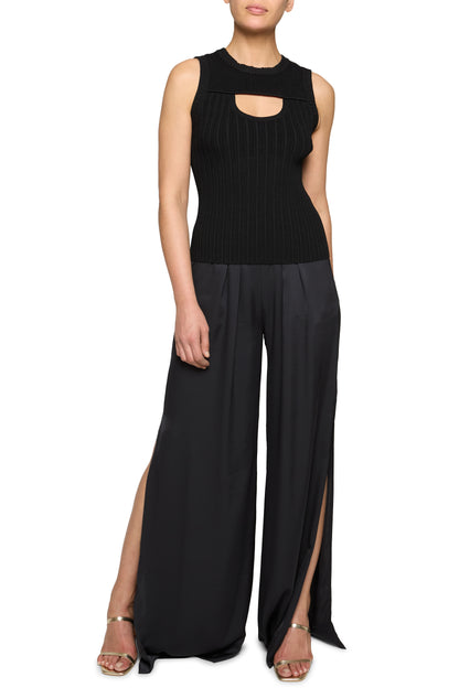 Jolie Wide Leg Pant Black - Ramy Brook