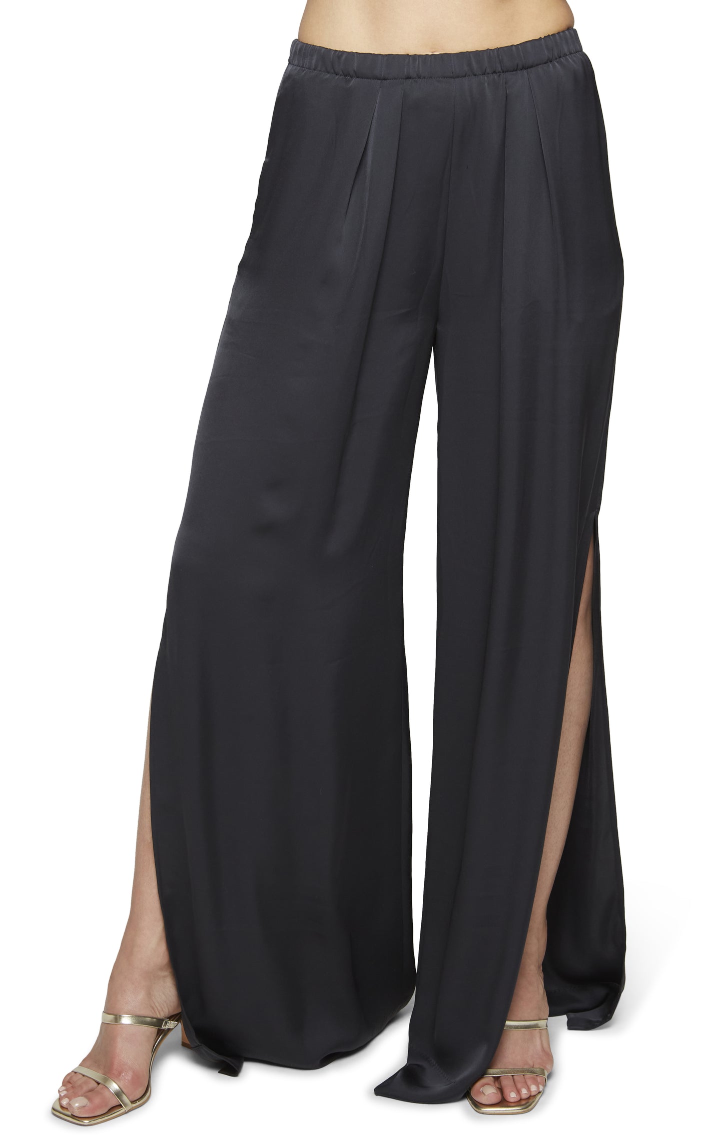 Jolie Wide Leg Pant Black - Ramy Brook