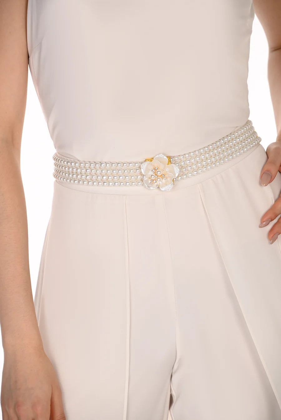 Pearl Flower Belt - Frank Lyman