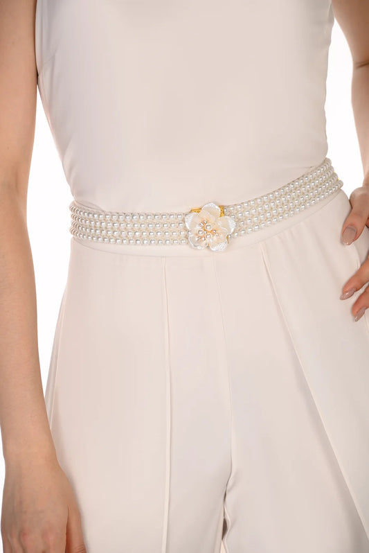 Pearl Flower Belt - Frank Lyman