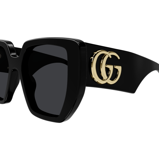 Womens Oversized Square Sunglasses Black - Gucci