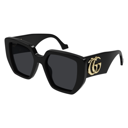 Womens Oversized Square Sunglasses Black - Gucci