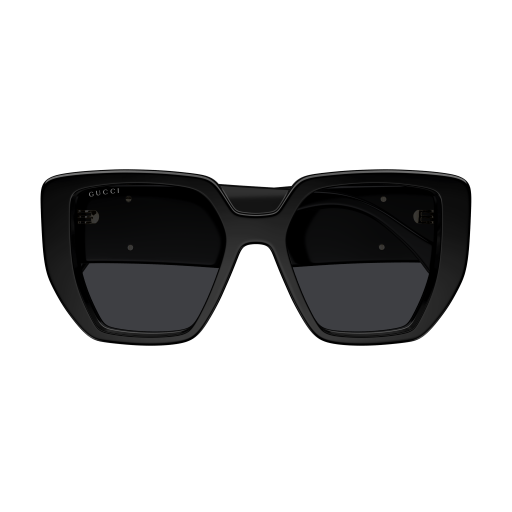 Womens Oversized Square Sunglasses Black - Gucci