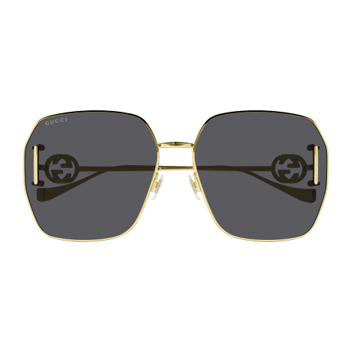 Womens Metal Sunglasses Gold - Gucci