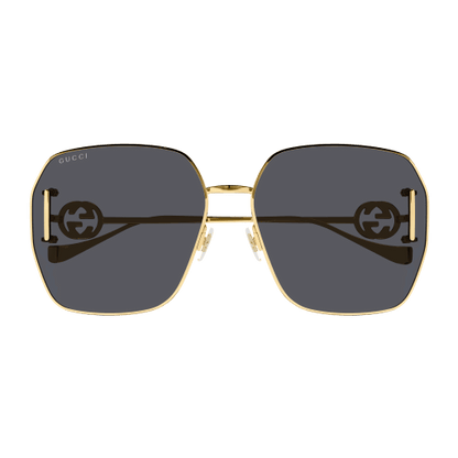 Womens Metal Sunglasses Gold - Gucci