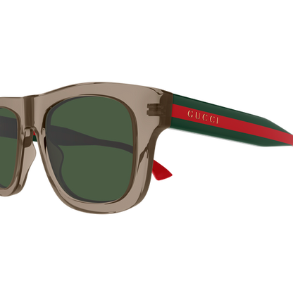 Square Sunglasses Brown/Green - Gucci