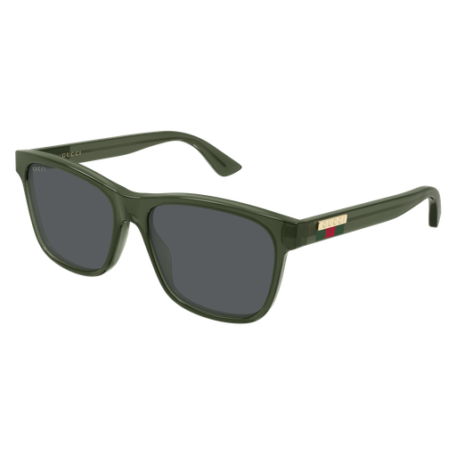 Square Sunglasses Transparent Green - Gucci
