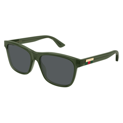 Square Sunglasses Transparent Green - Gucci