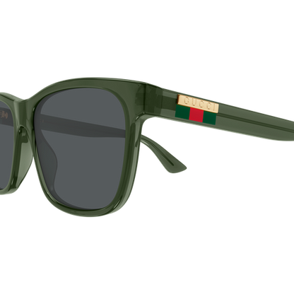 Square Sunglasses Transparent Green - Gucci