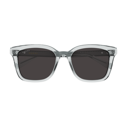 Square Sunglasses Transparent Grey - Gucci