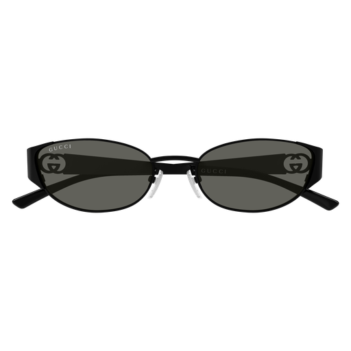 Oval Metal Sunglasses Gold - Gucci