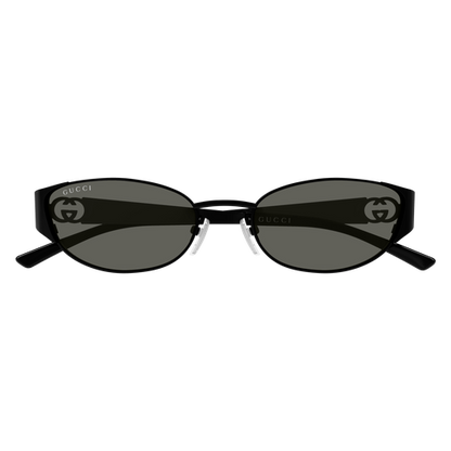 Oval Metal Sunglasses Gold - Gucci
