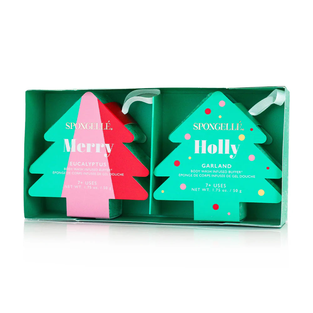 Happy Holidays | Holiday Tree Ornament Gift Set - Spongelle