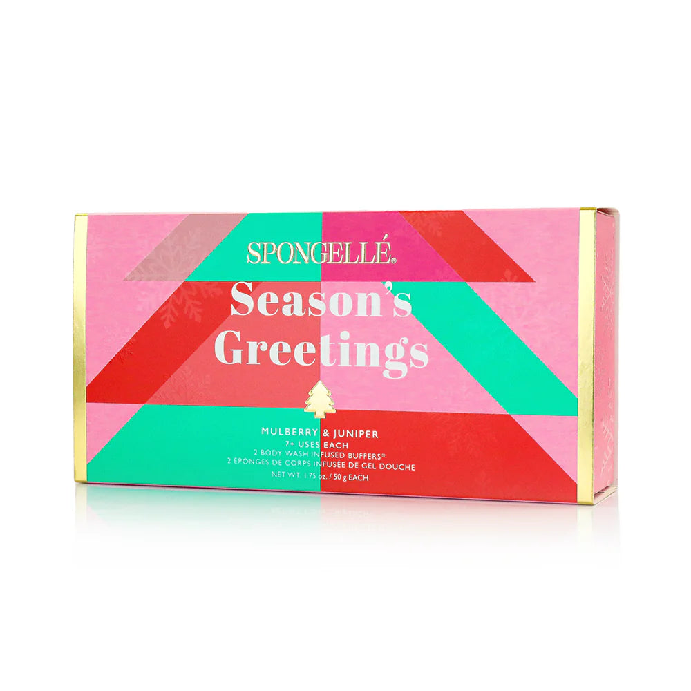 Season's Greetings | Holiday Tree Ornament Gift Set - Spongelle