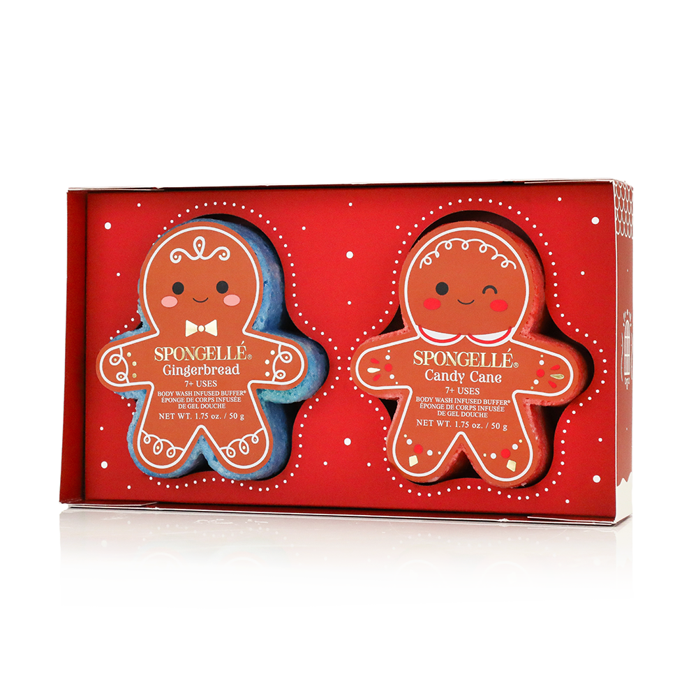 Sugar & Spice | Holiday Gingerbread Gift Set - Spongelle