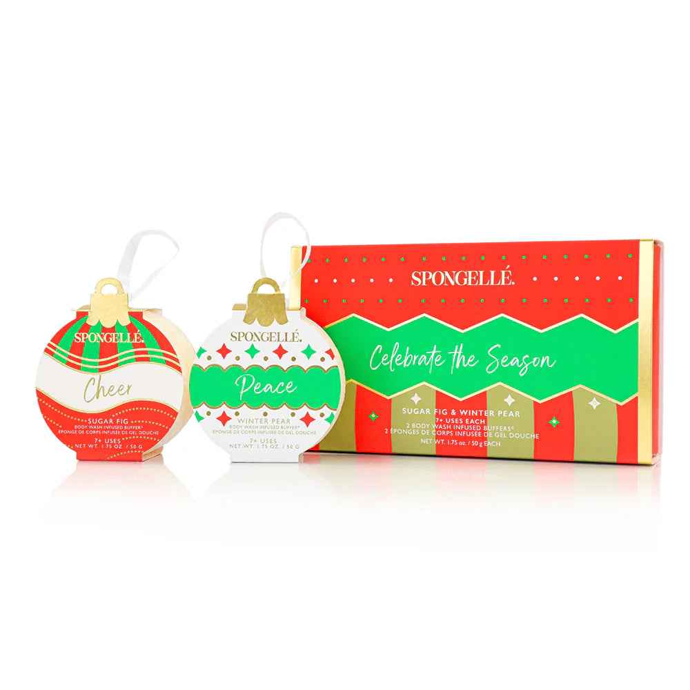 Celebrate The Season | Holiday Ornament Gift Set - Spongelle