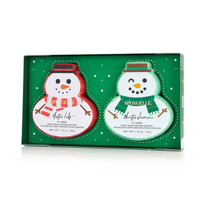 Let It Snow | Holiday Snowman Gift Set - Spongelle