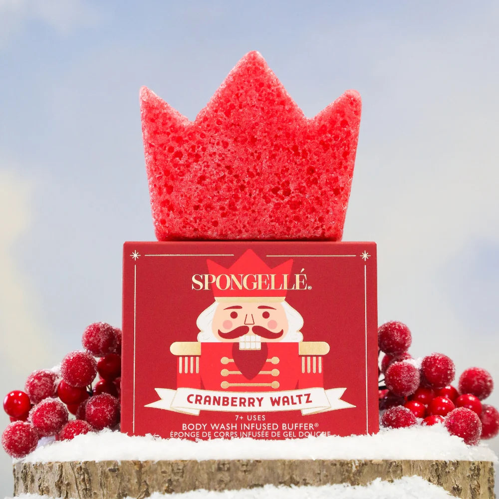 Cranberry Waltz Body Buffer | Holiday Nutcracker - Spongelle