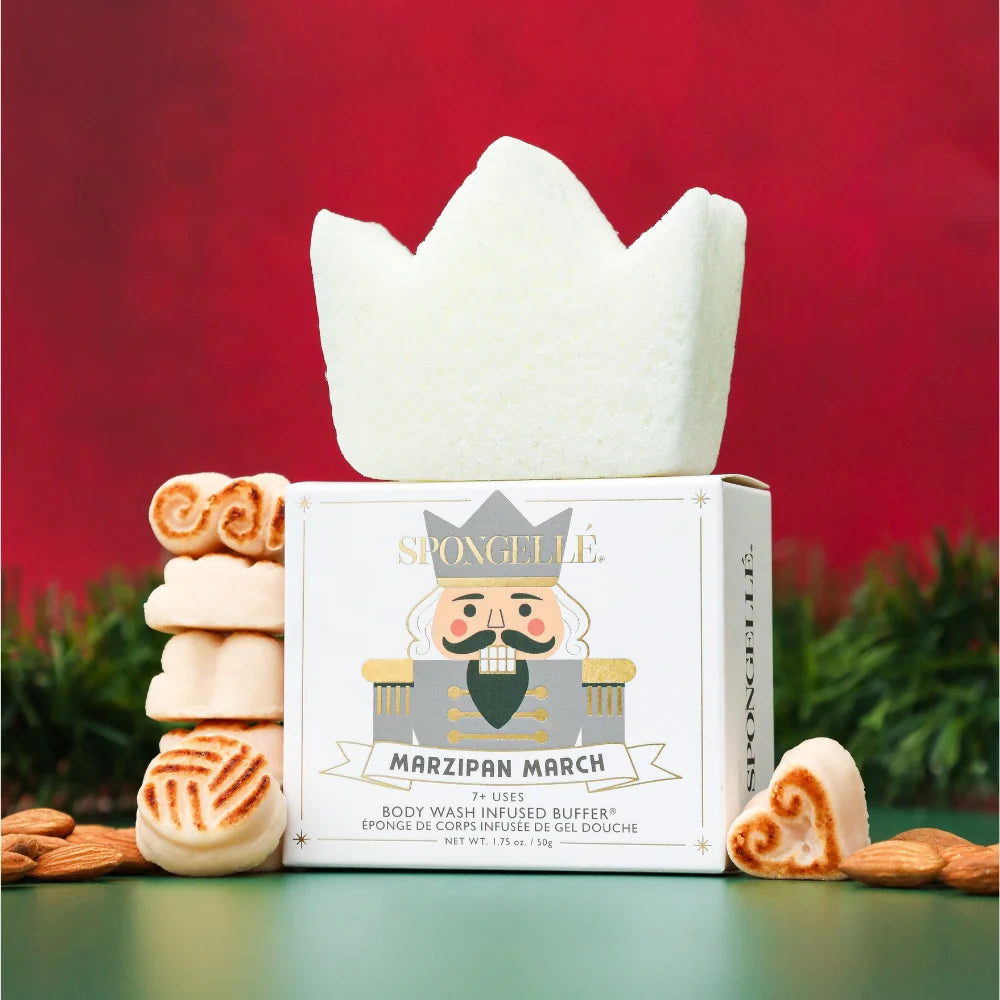 Marzipan March Body Buffer | Holiday Nutcracker - Spongelle