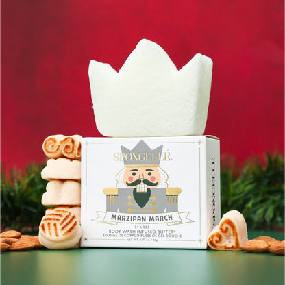 Marzipan March Body Buffer | Holiday Nutcracker - Spongelle