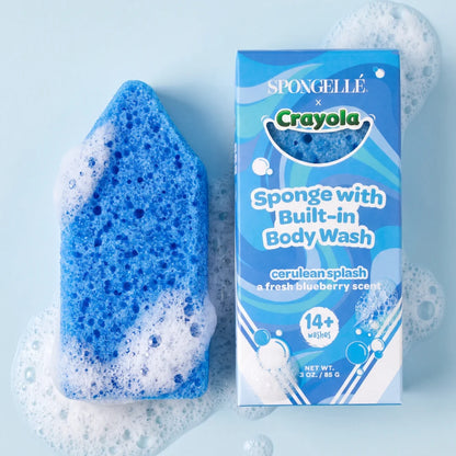Crayola Body Buffer Cerulean Splash - Spongelle