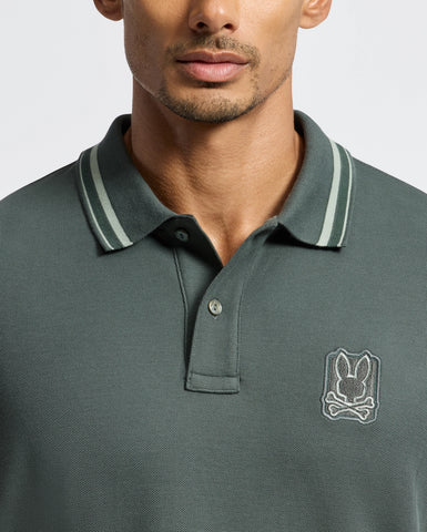 Men's Pierce Pique Polo Urban Chic - Psycho Bunny