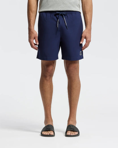 Samos Hydrochromic Printed Swim Trunk Evening Blue - Psycho Bunny