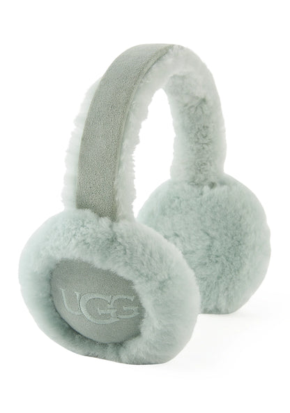 Sheepskin Embroidery Earmuff Grey Mist - UGG