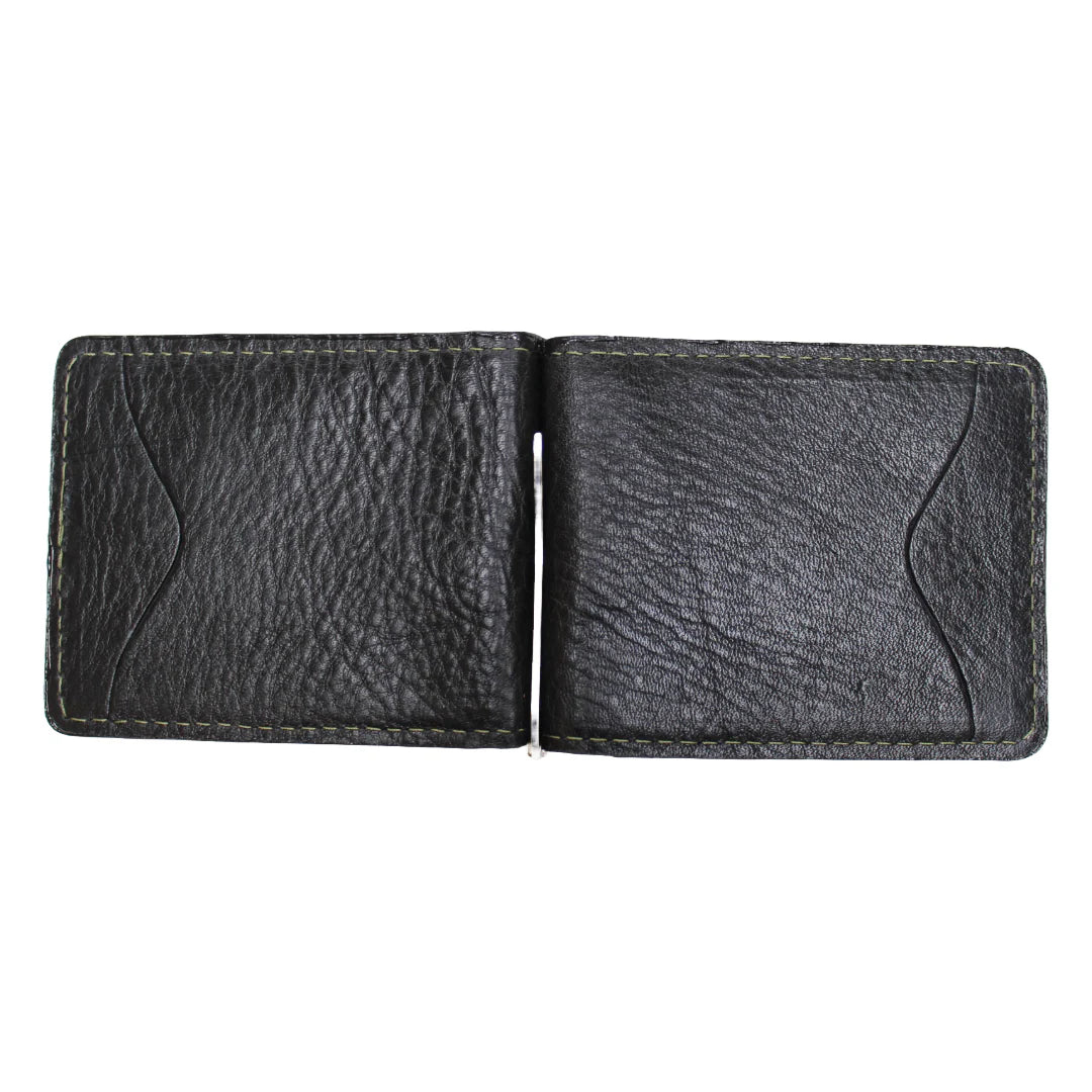 Black Money Clip Wallet - Stolen Riches