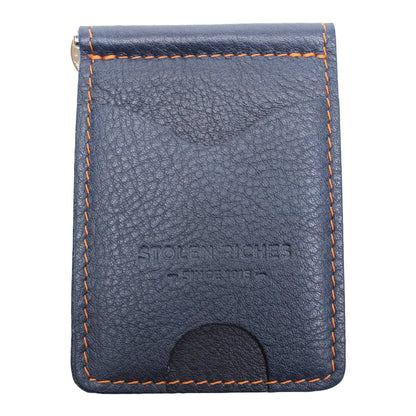 Blue Money Clip Wallet - Stolen Riches