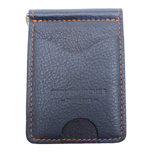 Blue Money Clip Wallet - Stolen Riches