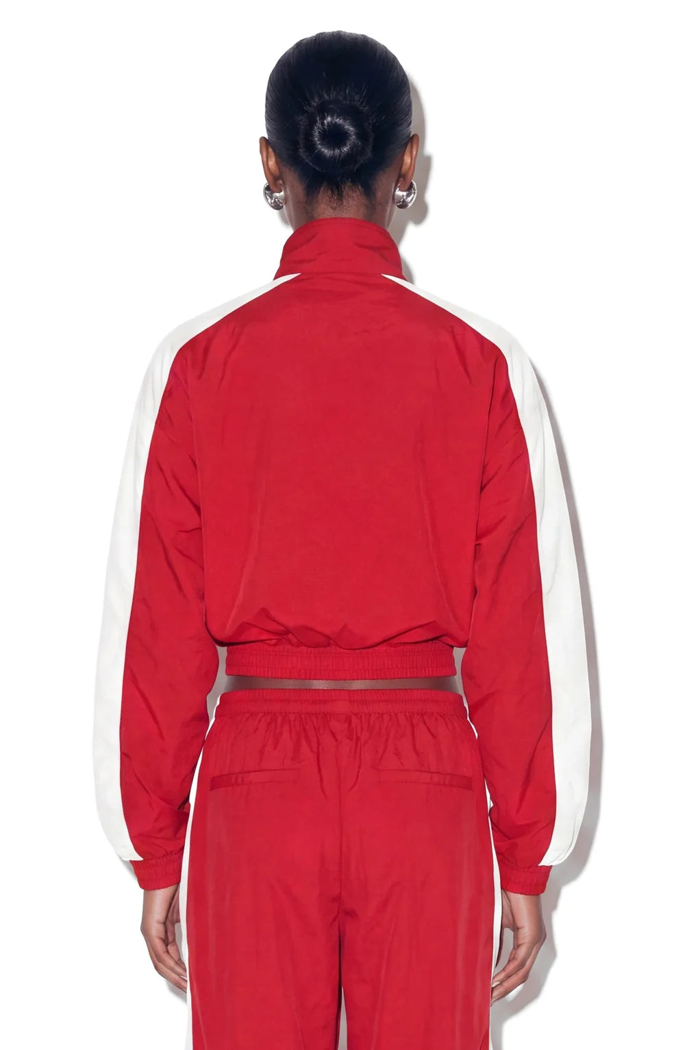 Brenton Cropped Jacket Red - Ronny Kobo