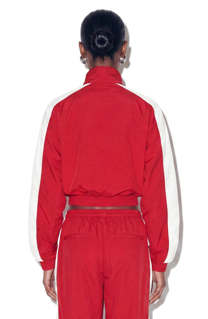Brenton Cropped Jacket Red - Ronny Kobo