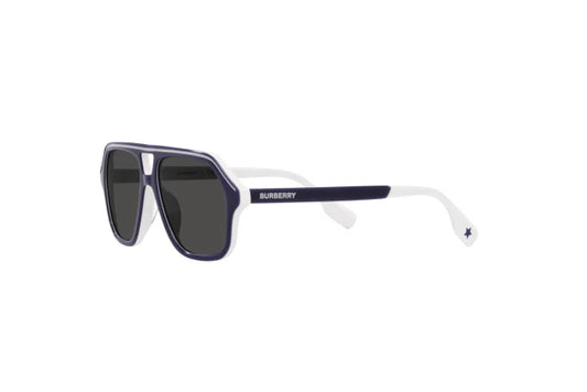Kids Pilot Sunglasses Blue/White - Burberry