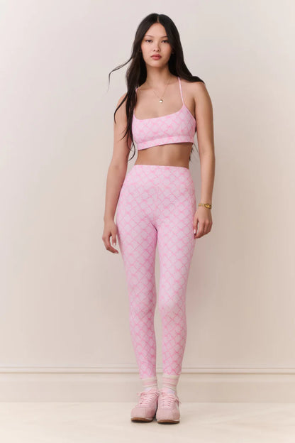 Sweetheart Highland Legging Pink Peppermint - LoveShackFancy