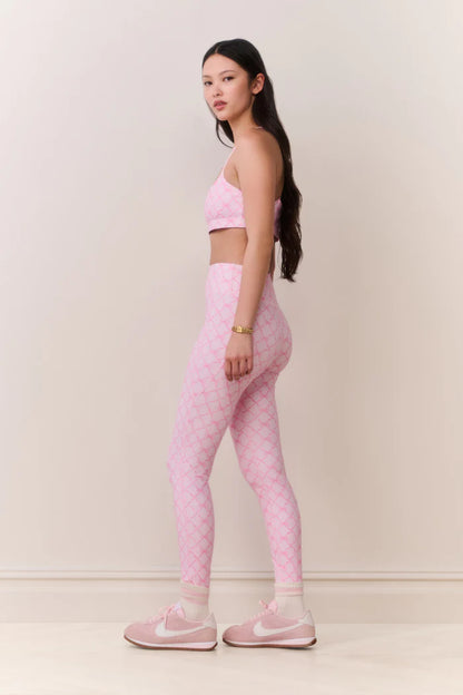 Sweetheart Highland Legging Pink Peppermint - LoveShackFancy