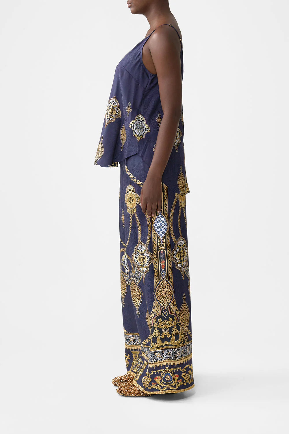 V Neck Cami Imperial Gate - Camilla