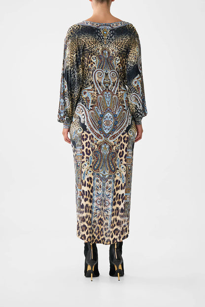 Twist Front Dress Istanbul Animalia - Camilla