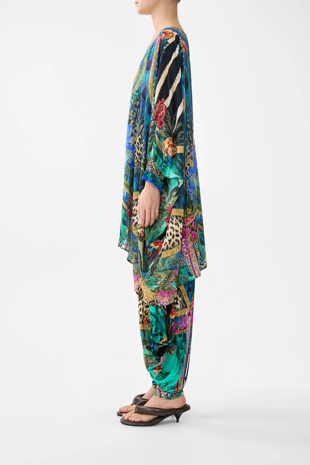Short Kaftan With Cuff Animal Alchemy - Camilla