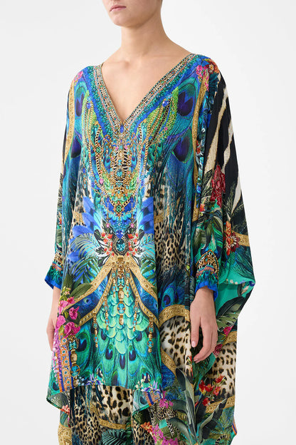 Short Kaftan With Cuff Animal Alchemy - Camilla