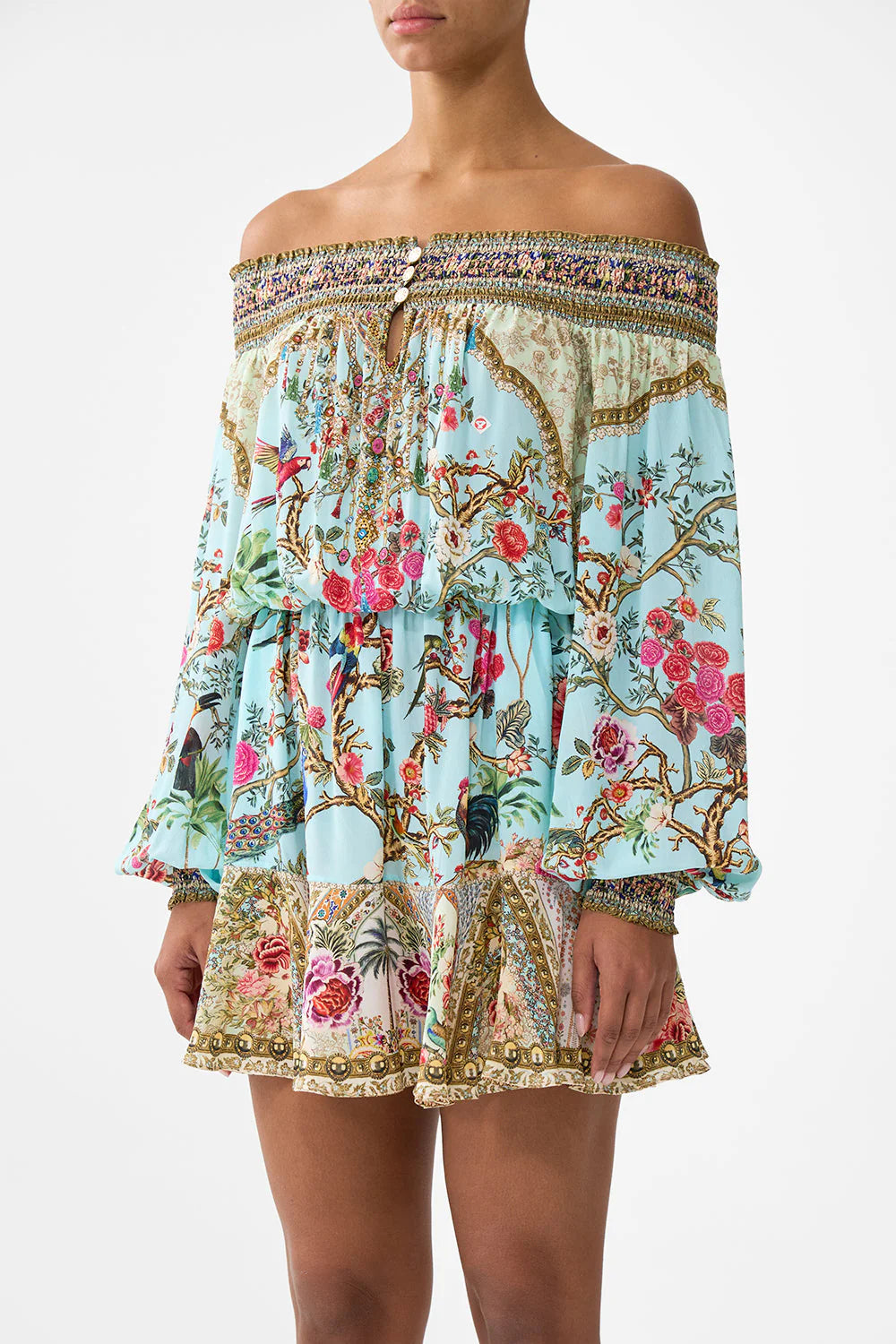 Off Shoulder Short Dress Sultans And Queens - Camilla